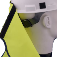 Neck Shade hook and loop attachment